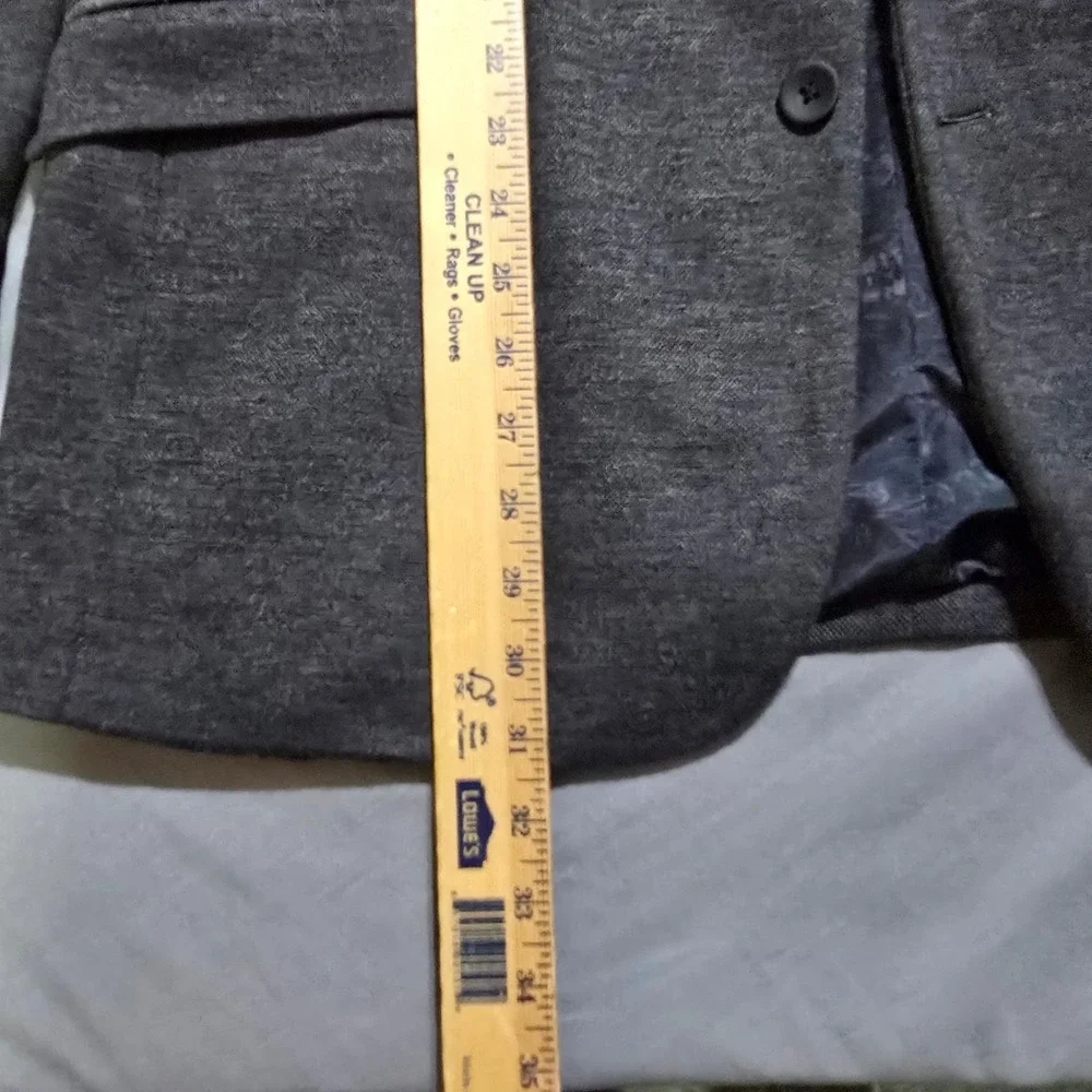 JOE Joseph Abboud Blazer Mens XXL Gray Slim Fit Knit Two Button Sport Coat